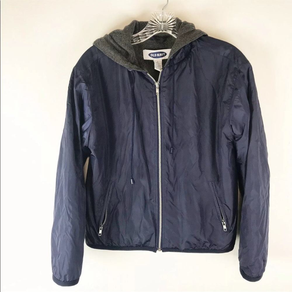 Old Navy Warm Up Jacket Zip Up Small Blue